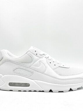 Nike Air  Men's Max 90 Recraft Triple White (CN8490 100), Size 8